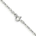 FJC Finejewelers 925 Sterling Silver Ball Fancy Beaded Chain 20 Inches x 1.5 mm