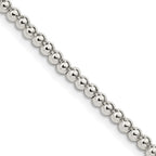 FJC Finejewelers 925 Sterling Silver Ball Beads on Box Chain 20 Inches x 3 mm