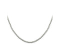 FJC Finejewelers 925 Sterling Silver Ball Beads on Box Chain 18 Inches x 4 mm