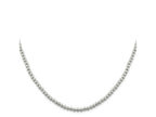 FJC Finejewelers 925 Sterling Silver Ball Beads on Box Chain 18 Inches x 4 mm