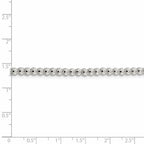 FJC Finejewelers 925 Sterling Silver Ball Beads on Box Chain 20 Inches x 4 mm