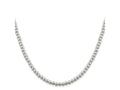 FJC Finejewelers 925 Sterling Silver Ball Beads on Box Chain 18 Inches x 5 mm