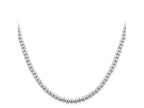 FJC Finejewelers 925 Sterling Silver Ball Beads on Box Chain 18 Inches x 5 mm
