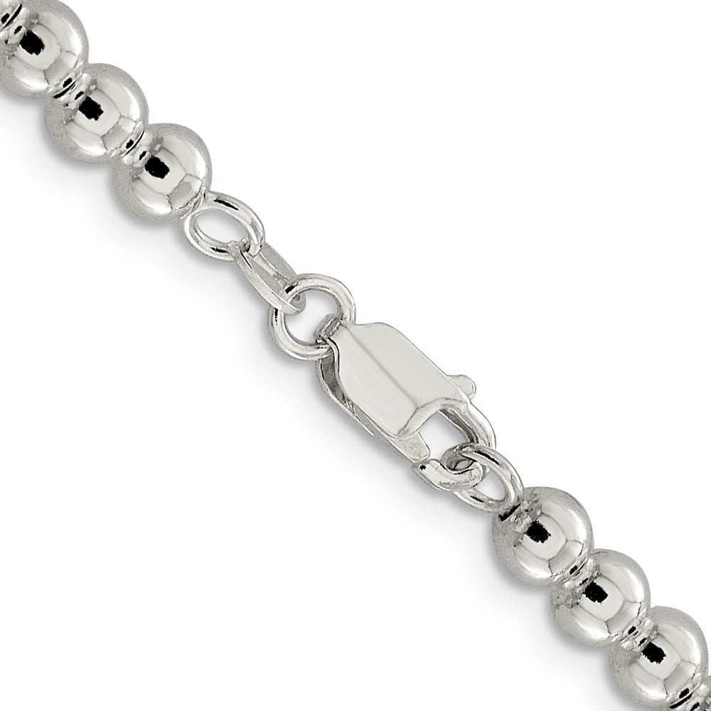 FJC Finejewelers 925 Sterling Silver Ball Beads on Box Chain 20 Inches x 5 mm