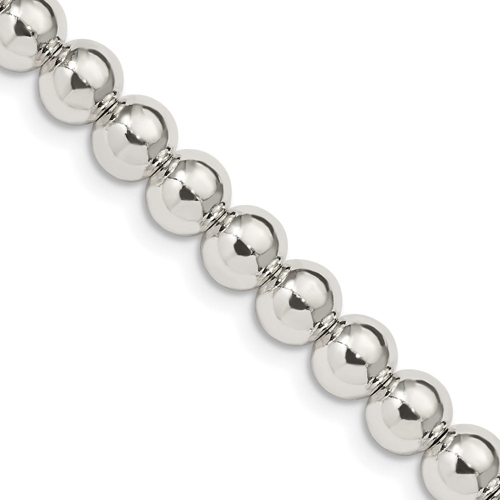 FJC Finejewelers 925 Sterling Silver Ball Beads on Box Chain 18 Inches x 6.1 mm
