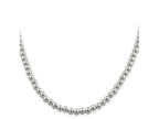 FJC Finejewelers 925 Sterling Silver Ball Beads on Box Chain 20 Inches x 6.1 mm