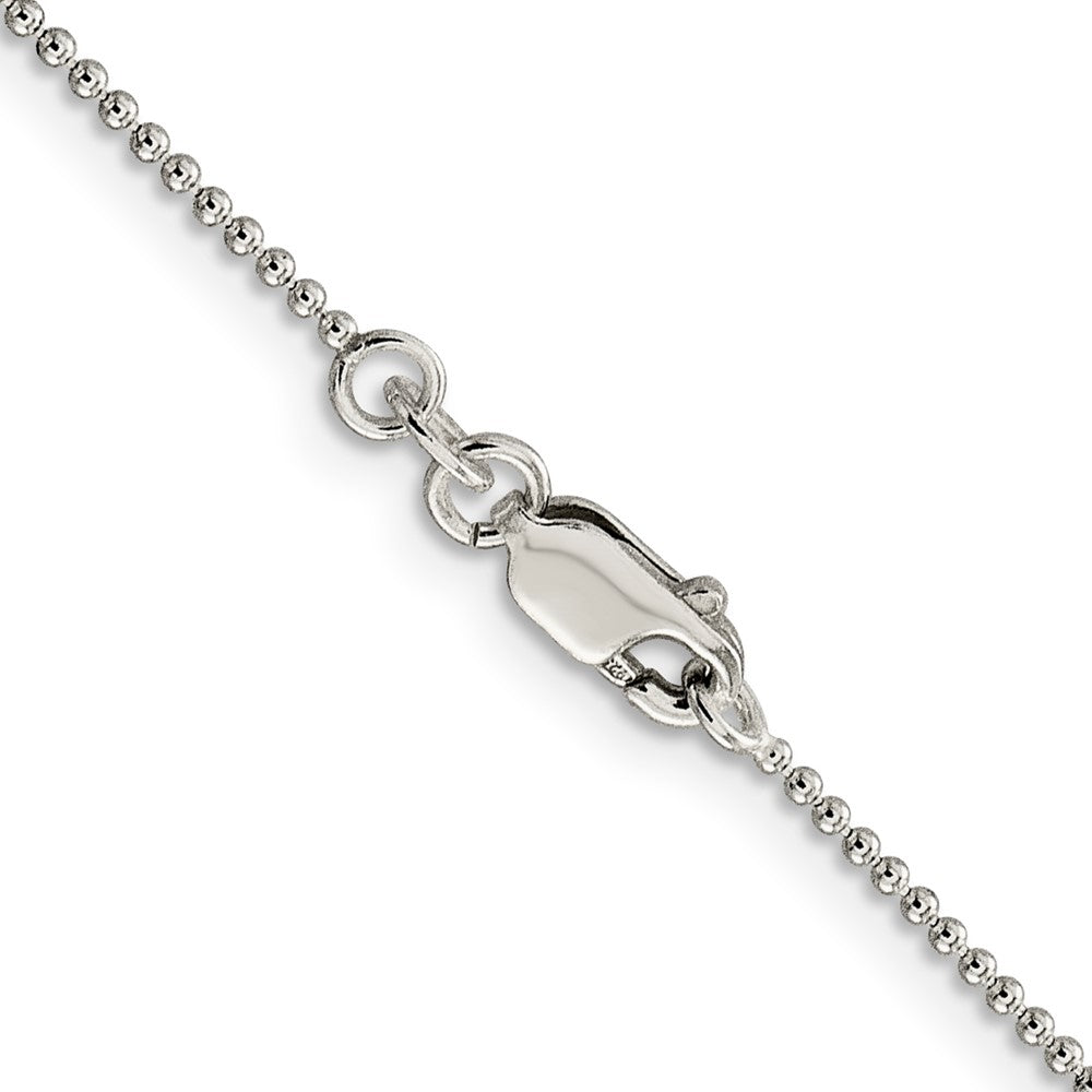 FJC Finejewelers 925 Sterling Silver Ball Beaded Chain 18 Inches x 1.25 mm