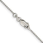 FJC Finejewelers 925 Sterling Silver Ball Beaded Chain 20 Inches x 1.25 mm