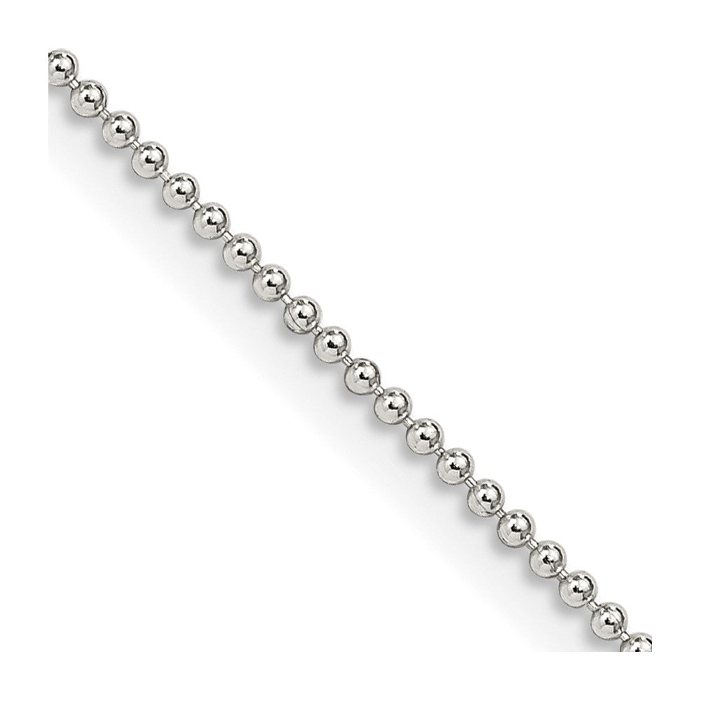 FJC Finejewelers 925 Sterling Silver Ball Beaded Chain 20 Inches x 1.25 mm