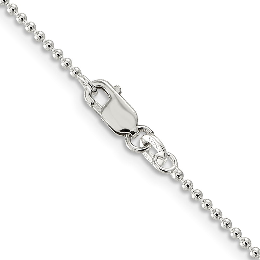 FJC Finejewelers 925 Sterling Silver Ball Beaded Chain 22 Inches x 1.5 mm