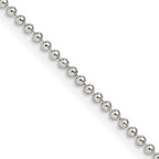 FJC Finejewelers 925 Sterling Silver Ball Beaded Chain 30 Inches x 1.5 mm