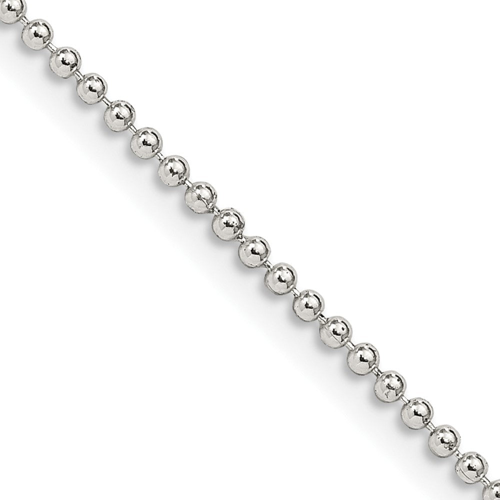 FJC Finejewelers 925 Sterling Silver Ball Beaded Chain 30 Inches x 1.5 mm