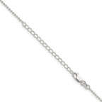 FJC Finejewelers 925 Sterling Silver Ball Beaded Chain with 2in ext. 18 Inches x 1.5 mm