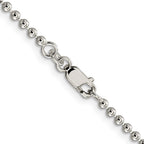 FJC Finejewelers 925 Sterling Silver Ball Beaded Chain 20 Inches x 2.35 mm