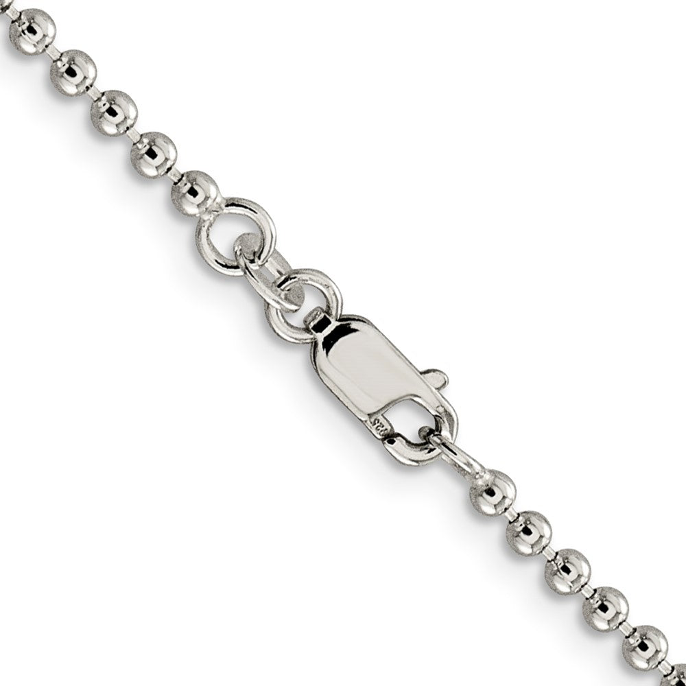 FJC Finejewelers 925 Sterling Silver Ball Beaded Chain 22 Inches x 2.35 mm