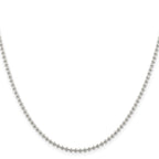 FJC Finejewelers 925 Sterling Silver Ball Beaded Chain 26 Inches x 2.35 mm