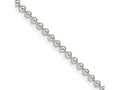 FJC Finejewelers 925 Sterling Silver Ball Beaded Chain 26 Inches x 2.35 mm