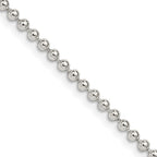 FJC Finejewelers 925 Sterling Silver Ball Beaded Chain 30 Inches x 2.35 mm