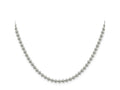 FJC Finejewelers 925 Sterling Silver Ball Beaded Chain 18 Inches x 3 mm