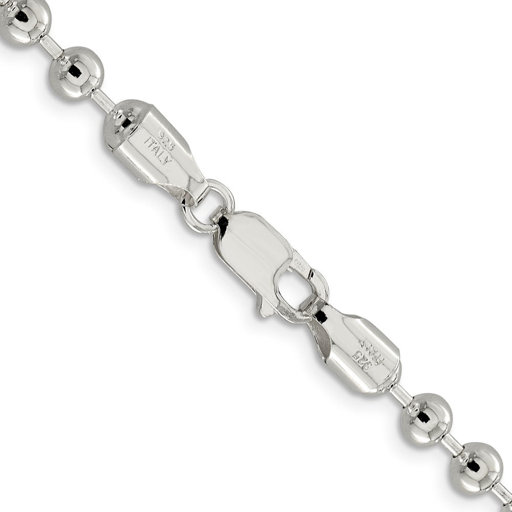 FJC Finejewelers 925 Sterling Silver Ball Beaded Chain 18 Inches x 5 mm
