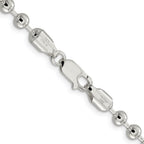 FJC Finejewelers 925 Sterling Silver Ball Beaded Chain 22 Inches x 5 mm