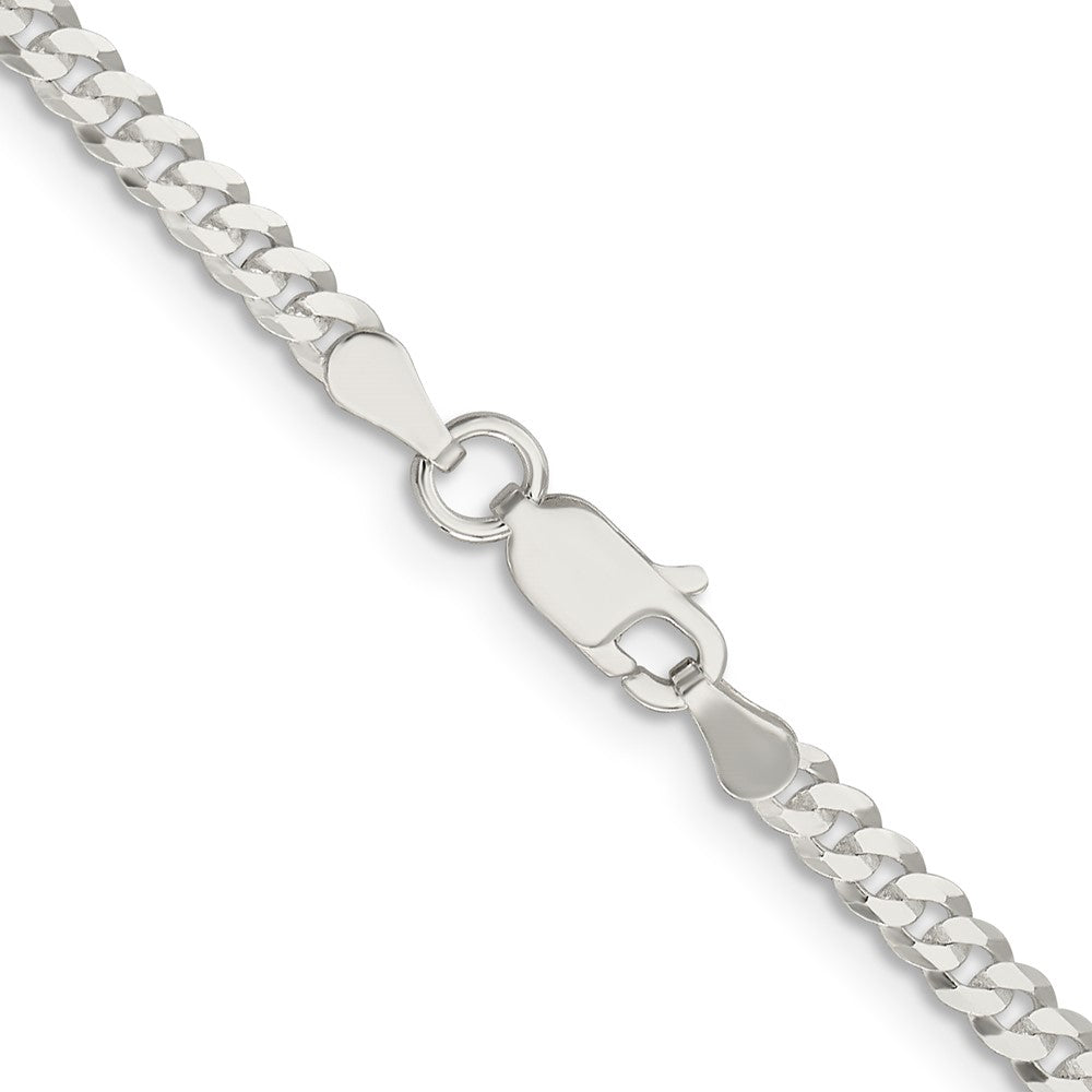 FJC Finejewelers 925 Sterling Silver Flat Curb Chain 20 Inches x 3.15 mm