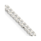 FJC Finejewelers 925 Sterling Silver Flat Curb Chain 30 Inches x 3.15 mm
