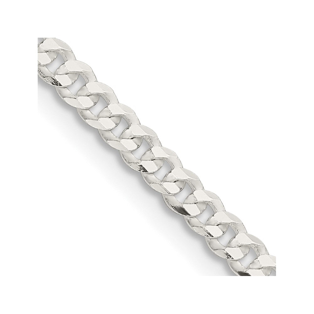 FJC Finejewelers 925 Sterling Silver Flat Curb Chain 30 Inches x 3.15 mm