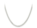 FJC Finejewelers 925 Sterling Silver Flat Curb Chain Bracelet 7 Inches x 3.15 mm