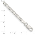 FJC Finejewelers 925 Sterling Silver Flat Curb Chain Bracelet 8 Inches x 3.15 mm