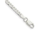 FJC Finejewelers 925 Sterling Silver Flat Curb Chain Bracelet 8 Inches x 3.15 mm