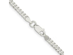 FJC Finejewelers 925 Sterling Silver Flat Curb Chain Bracelet 9 Inches x 3.15 mm
