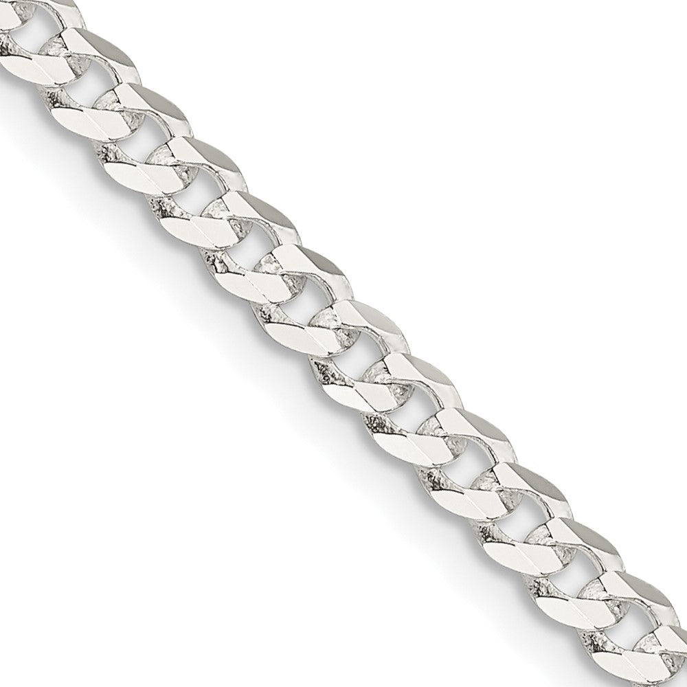 FJC Finejewelers 925 Sterling Silver Flat Curb Chain 16 Inches x 3.8 mm