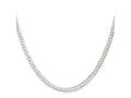 FJC Finejewelers 925 Sterling Silver Flat Curb Chain 20 Inches x 3.8 mm