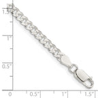 FJC Finejewelers 925 Sterling Silver Flat Curb Chain Bracelet 8 Inches x 3.8 mm