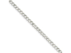 FJC Finejewelers 925 Sterling Silver Flat Curb Chain Bracelet 7 Inches x 4.5 mm