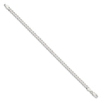 FJC Finejewelers 925 Sterling Silver Flat Curb Chain Bracelet 8 Inches x 4.5 mm
