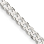 FJC Finejewelers 925 Sterling Silver Flat Curb Chain Bracelet 9 Inches x 4.5 mm