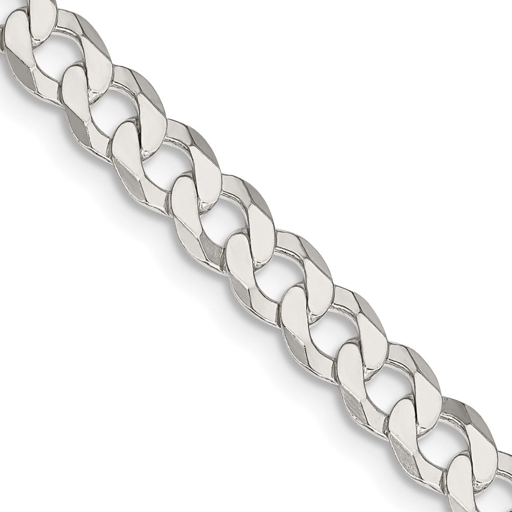 FJC Finejewelers 925 Sterling Silver Flat Curb Chain 30 Inches x 5.75 mm