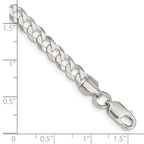 FJC Finejewelers 925 Sterling Silver Flat Curb Chain Bracelet 8 Inches x 5.75 mm
