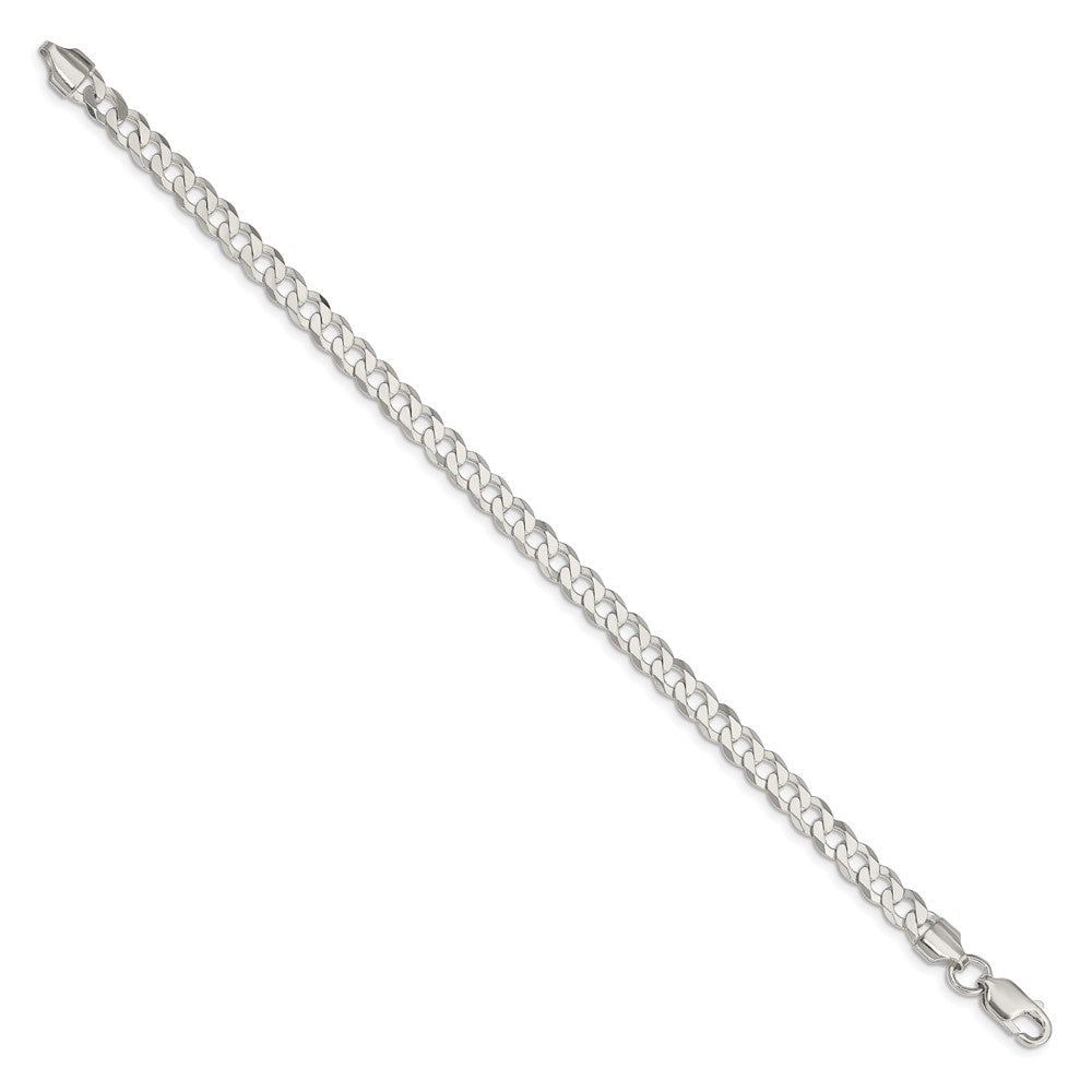FJC Finejewelers 925 Sterling Silver Flat Curb Chain Bracelet 8 Inches x 5.75 mm