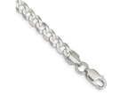 FJC Finejewelers 925 Sterling Silver Flat Curb Chain Bracelet 8 Inches x 5.75 mm
