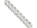 FJC Finejewelers 925 Sterling Silver Flat Curb Chain Bracelet 9 Inches x 5.75 mm