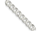 FJC Finejewelers 925 Sterling Silver Flat Curb Chain Bracelet 9 Inches x 5.75 mm
