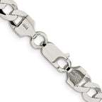FJC Finejewelers 925 Sterling Silver Flat Curb Chain 22 Inches x 6.8 mm