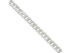 FJC Finejewelers 925 Sterling Silver Flat Curb Chain Bracelet 7 Inches x 6.8 mm