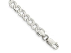 FJC Finejewelers 925 Sterling Silver Flat Curb Chain Bracelet 8 Inches x 6.8 mm