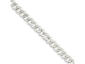 FJC Finejewelers 925 Sterling Silver Flat Curb Chain Bracelet 7 Inches x 8 mm