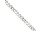 FJC Finejewelers 925 Sterling Silver Flat Curb Chain Bracelet 7 Inches x 8 mm