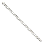 FJC Finejewelers 925 Sterling Silver Flat Curb Chain Bracelet 8 Inches x 8 mm